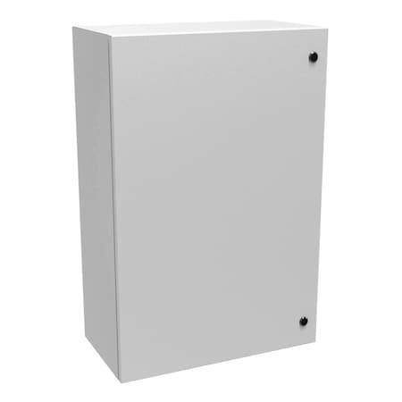 Hammond Slotted 1/4 Turn Latch Electrical Enclosures, 36 in H, 12 in D, 24 in W, NEMA 4, Steel EN4SD362412LG